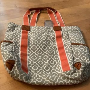 Pottery Barn Kids diaper bag.